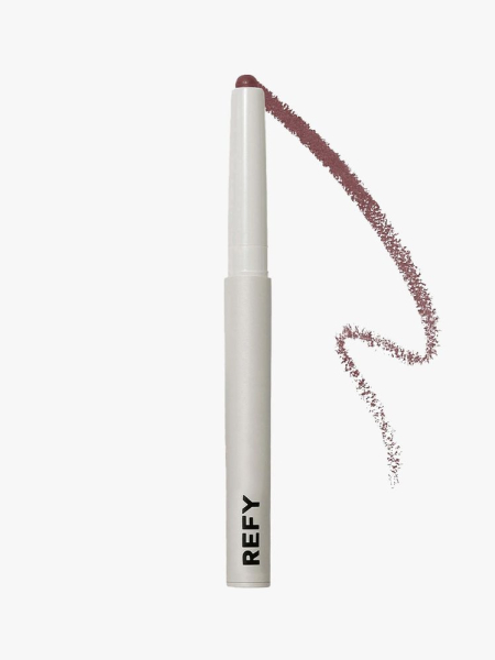 Refy Blur Liner in Opal gray twist up lip liner on light gray background